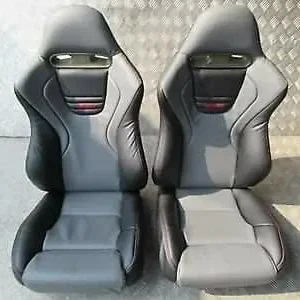 front recaro alcantara seats for lancer evo/ralliart/gte/glx/ex..