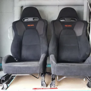 front and rear recaro seats for lancer evo 9/x/ex/ralliart