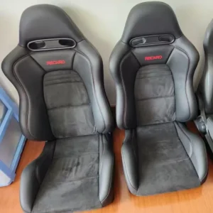 half leather,half alcantara recaro seats for mitsubishi lancer evo 7/8/9