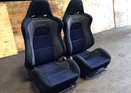 front leather recaro seats for mitsubishi lancer evo 9/x