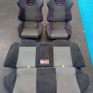 front and rear recaro seats for lancer evolution